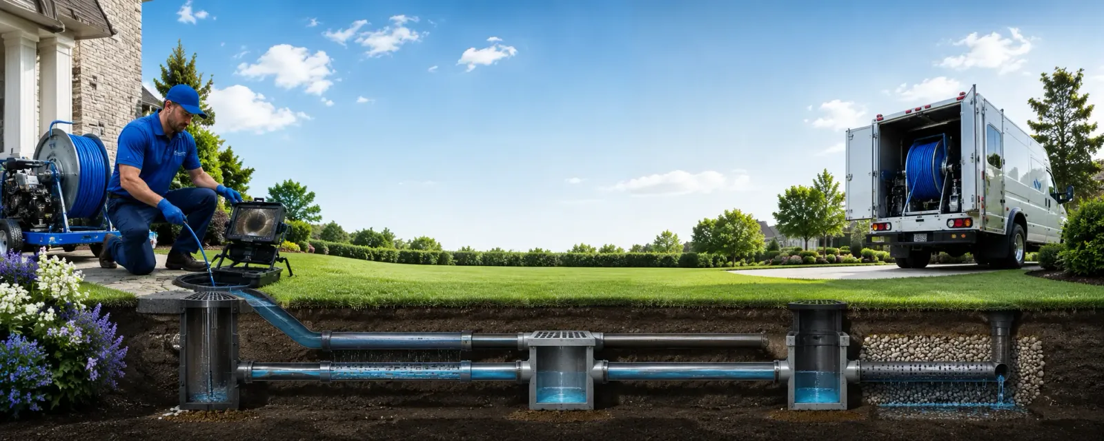 Outdoor drain cleaning information for Saukville, WI