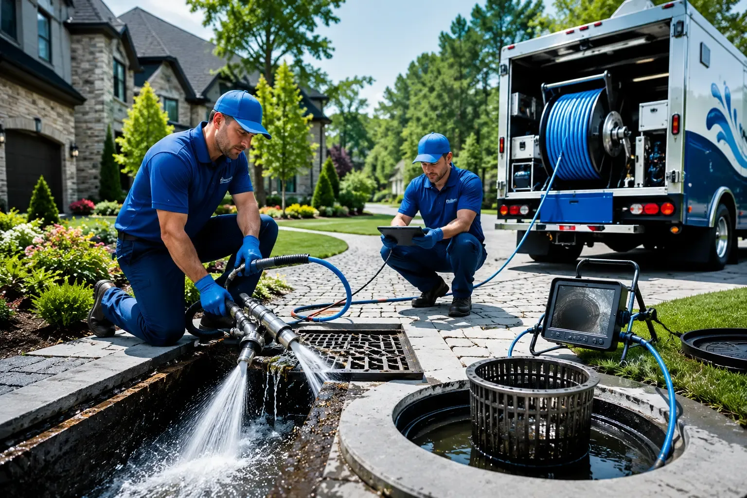 Local outdoor drain cleaning professionals in Saukville, WI