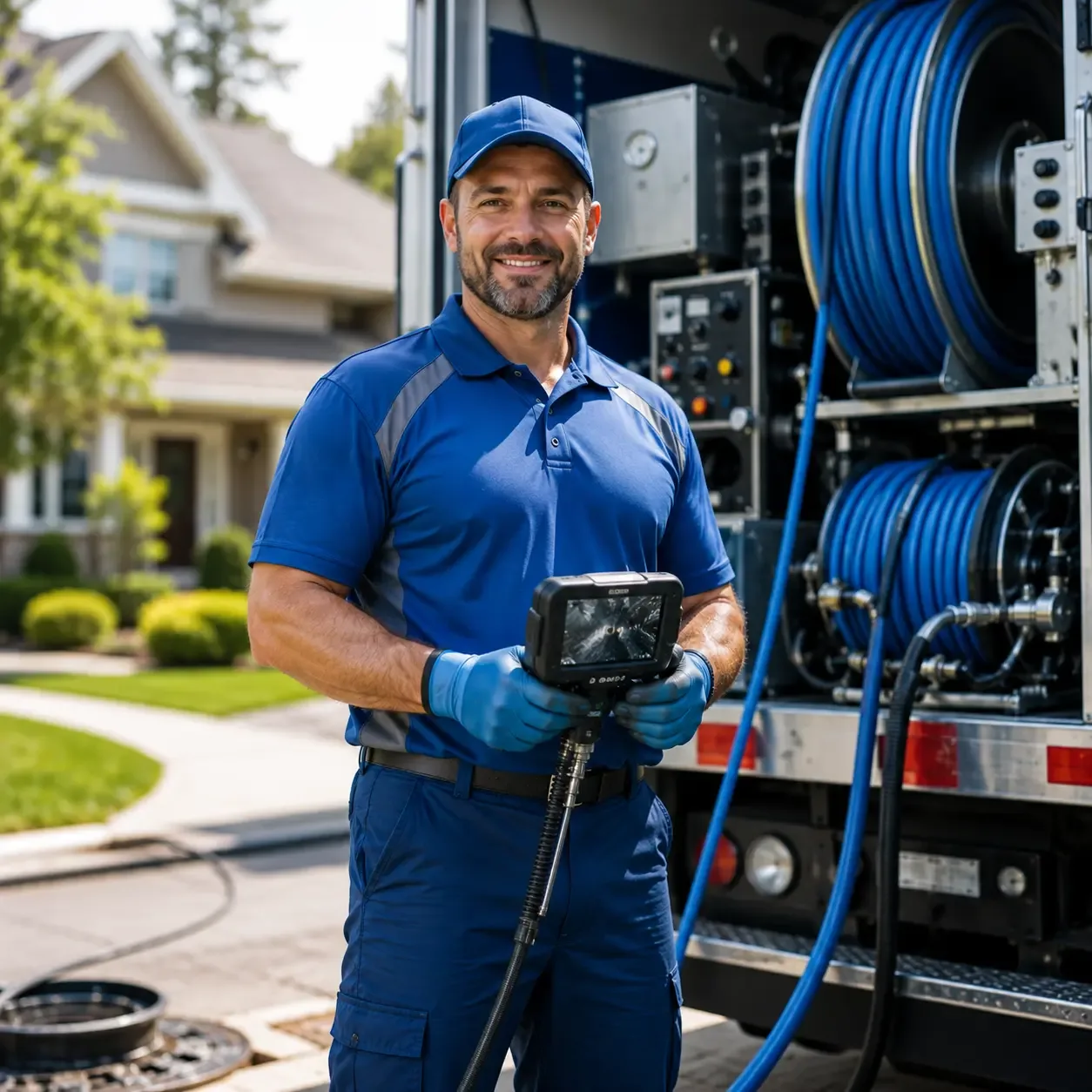 Local outdoor drain cleaning specialists in Saukville, WI